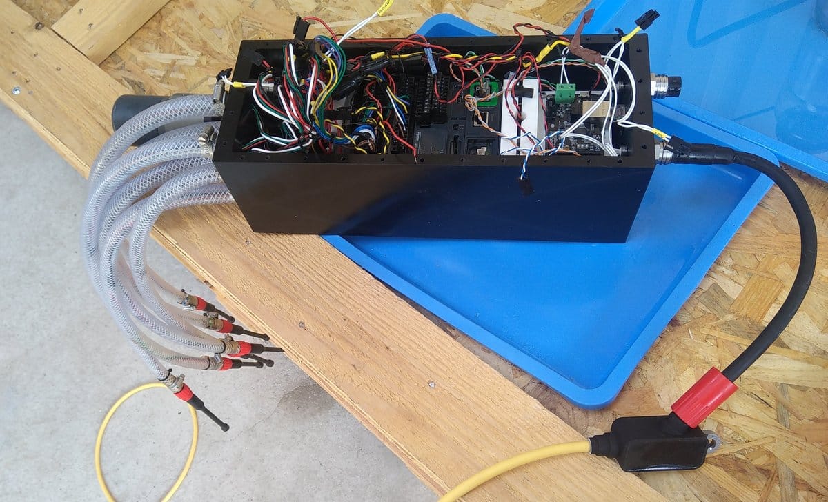 Sampling rosette electrical box tuning