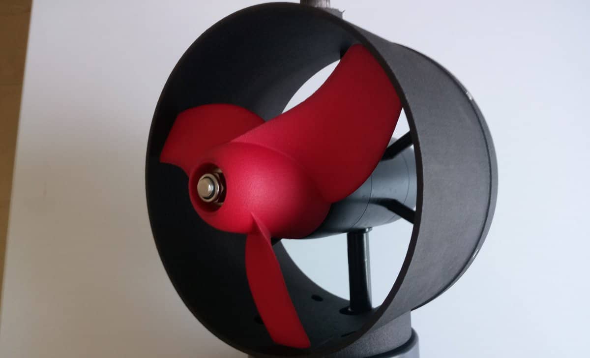 Azimuthal thruster 1.2 kW, custom-made propeller
