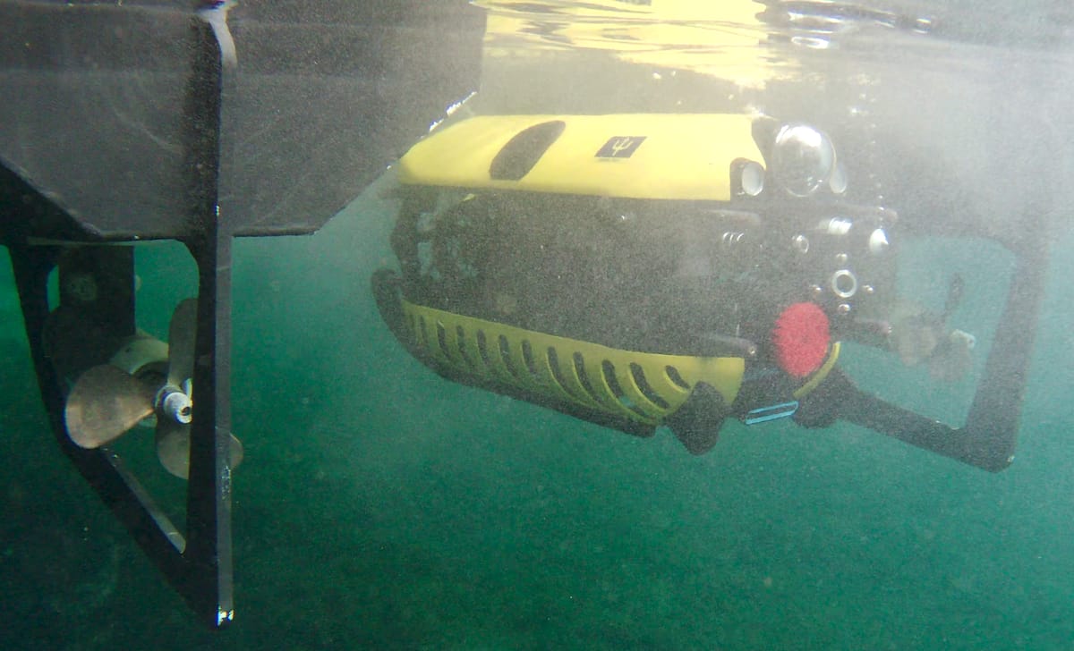 ROV launched from USV