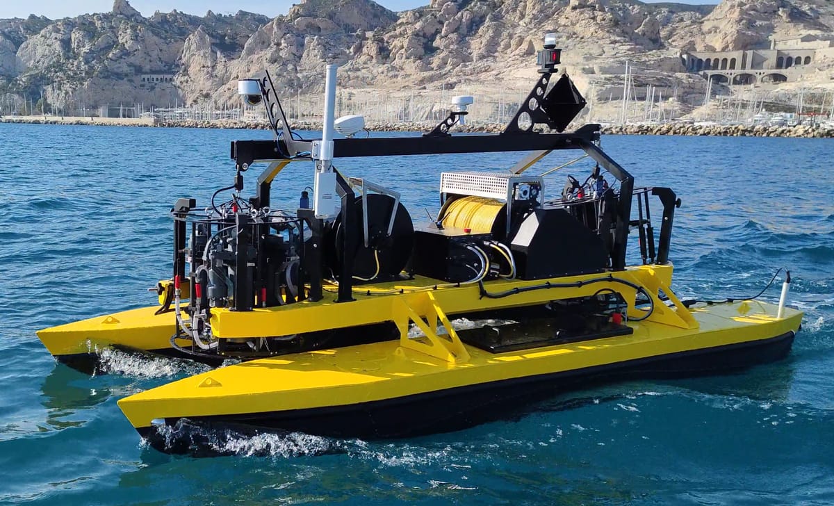 USV Subsea Tech Cat-Surveyor spécial pour échantillonage d'eau, BHP